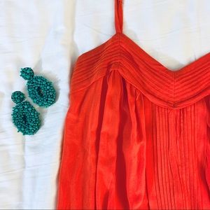 EXPRESS Orange Sleeveless Top